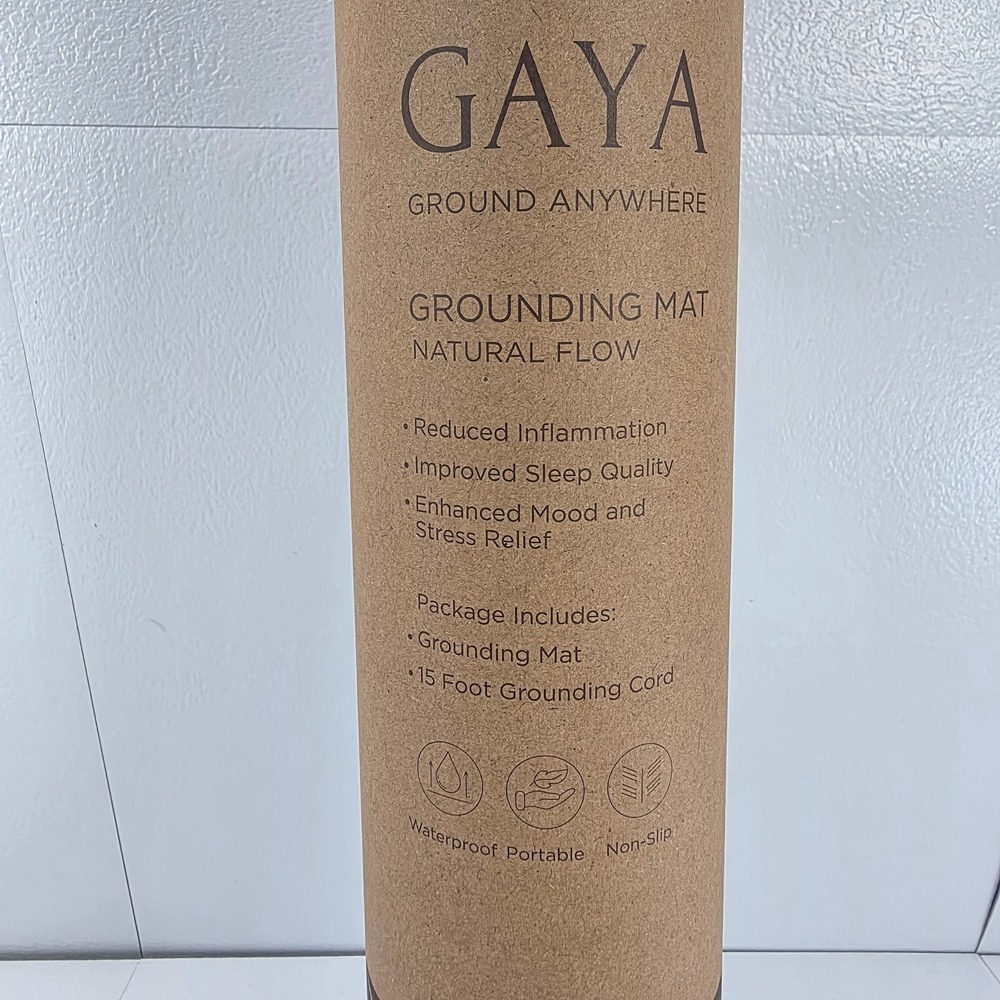 GAYA Grounding Mat Natural Flow with 15 Foot Cord‎ Waterproof Portable Non Slip